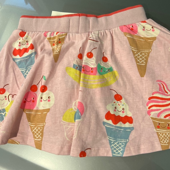 Mini Boden ice cream sundae skort 5-6Y strawberry cross back tank top 4-5Y - Picture 8 of 8